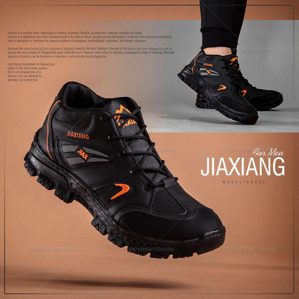 کفش مردانه Jiaxiang مدل K8800 با رویه چرم 