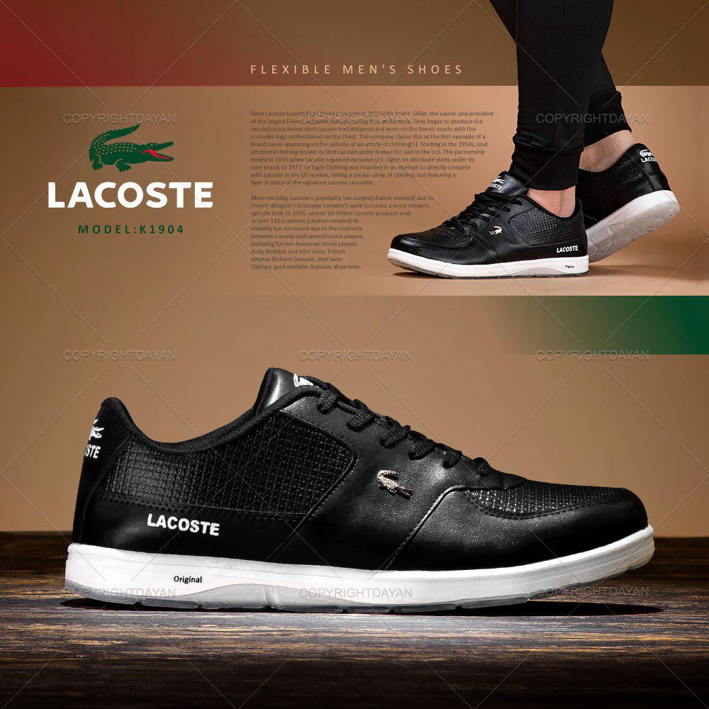 کفش مردانه Lacoste مدل K1904 (مشکی) 