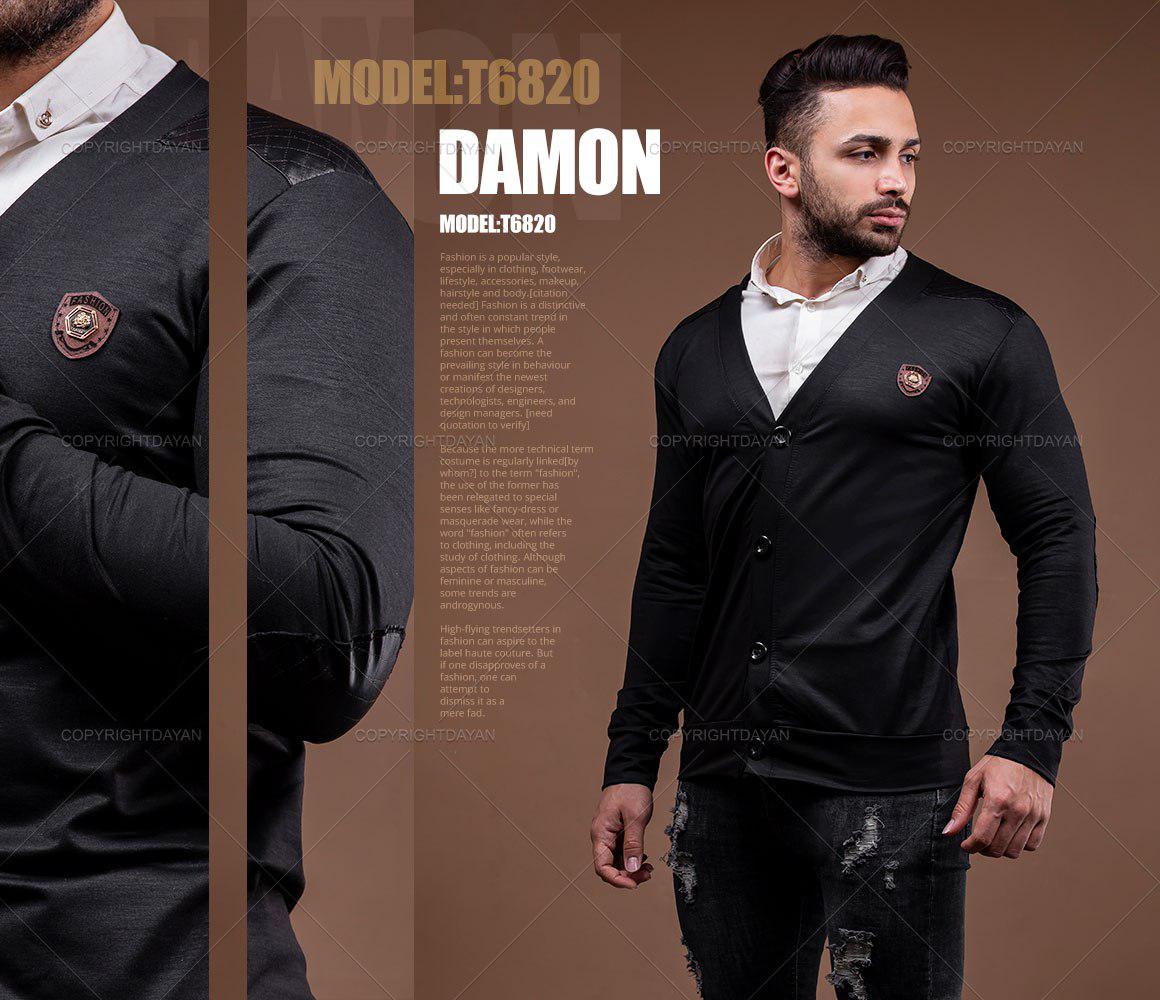 ژاکت مردانه Damon مدل T6820