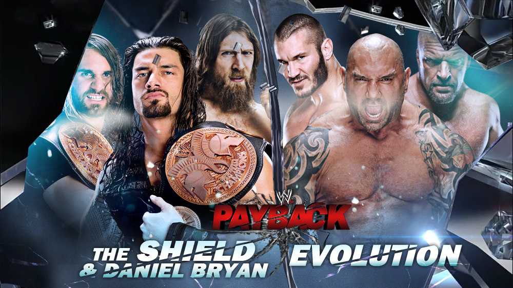 مسابقات WWE | د شیلد  vs اولوشن payback 2014 1