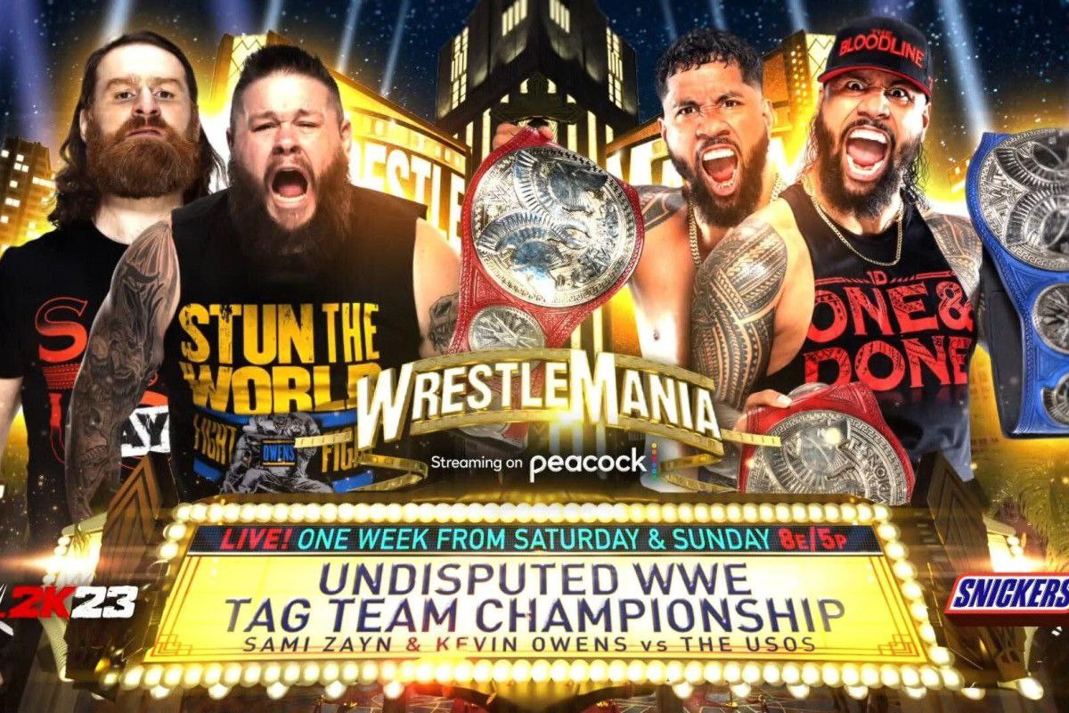 مسابقات WWE | کوین اونز و سمی زین vs اوسوز 1