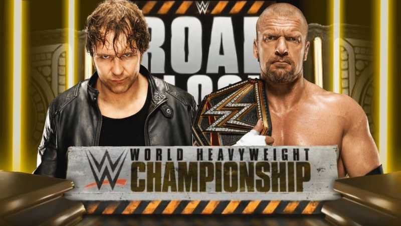 مسابقات WWE| دین امبروز vs تریپل اچ در رود بلاک 1
