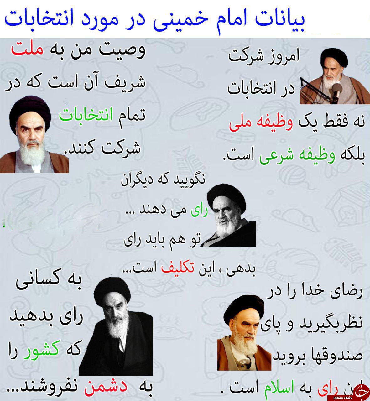 بیانات حضرت امام خمینی (ره) در مورد انتخابات