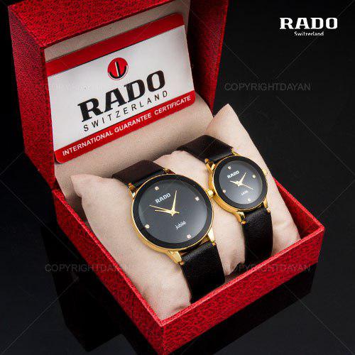 ست ساعت مردانه و نه رادو Rado مدل کابری Kabery(مشکی) 