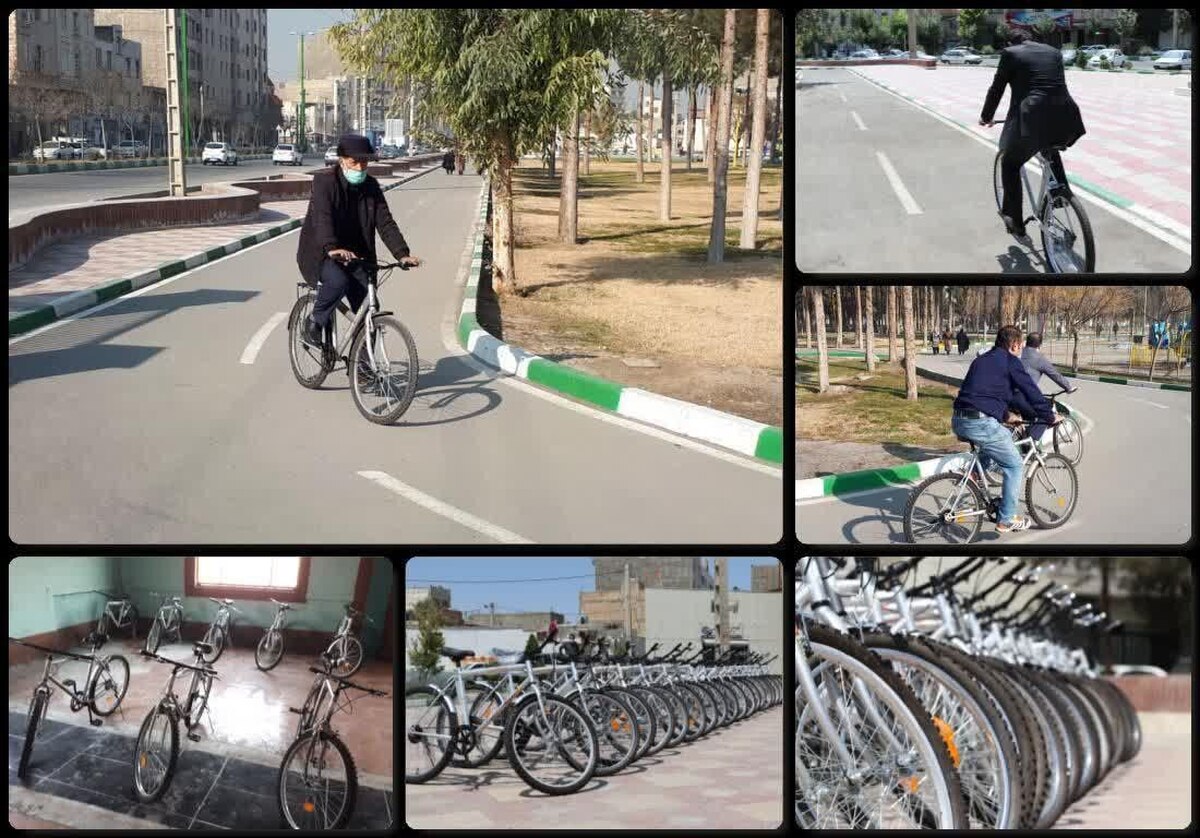 استفاده رايگان از دوچرخه در سه پارک قرچک براي شهروندان